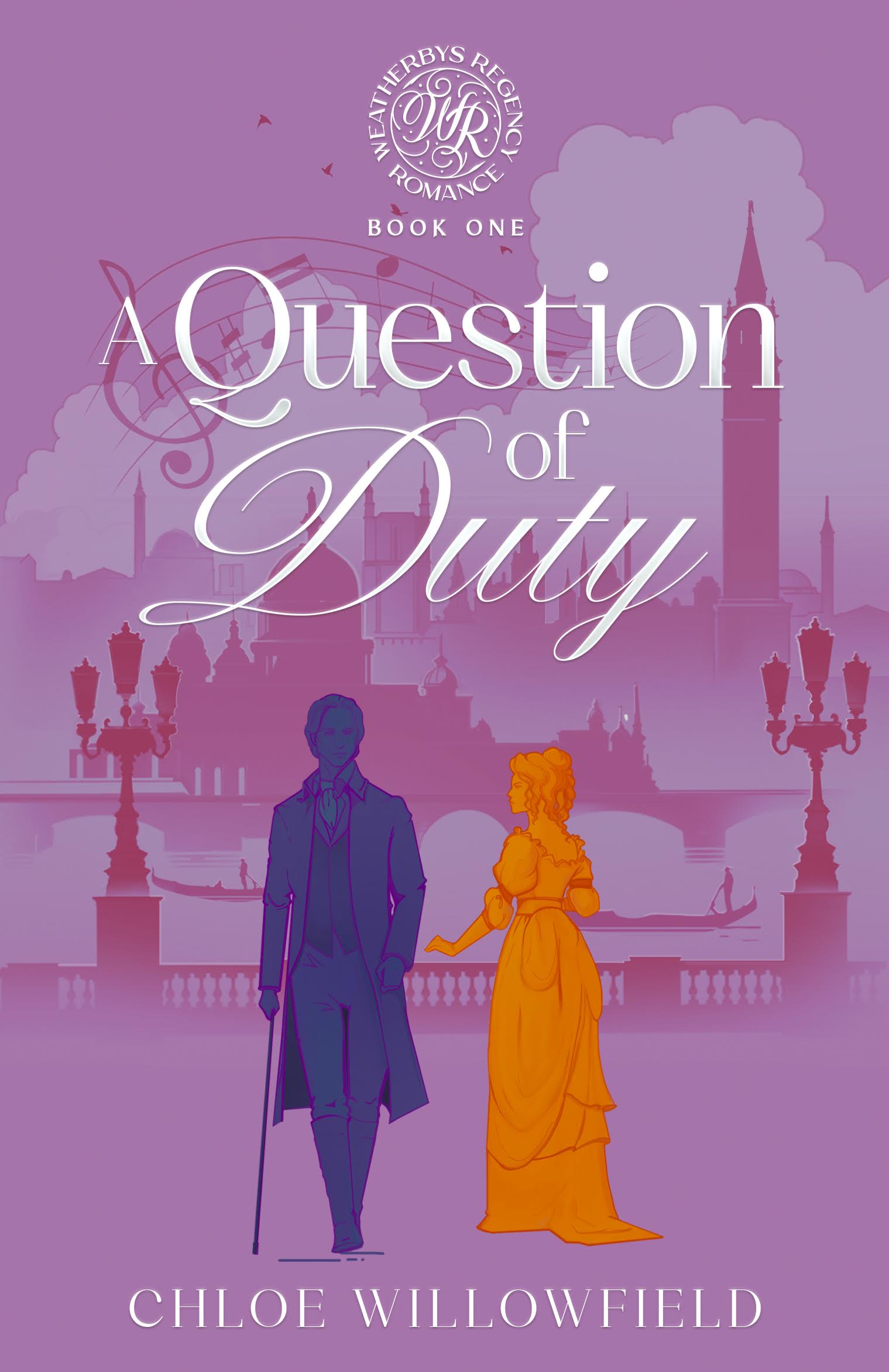 Cover of 'A Question of Duty' featuring mystical elements and the protagonist.