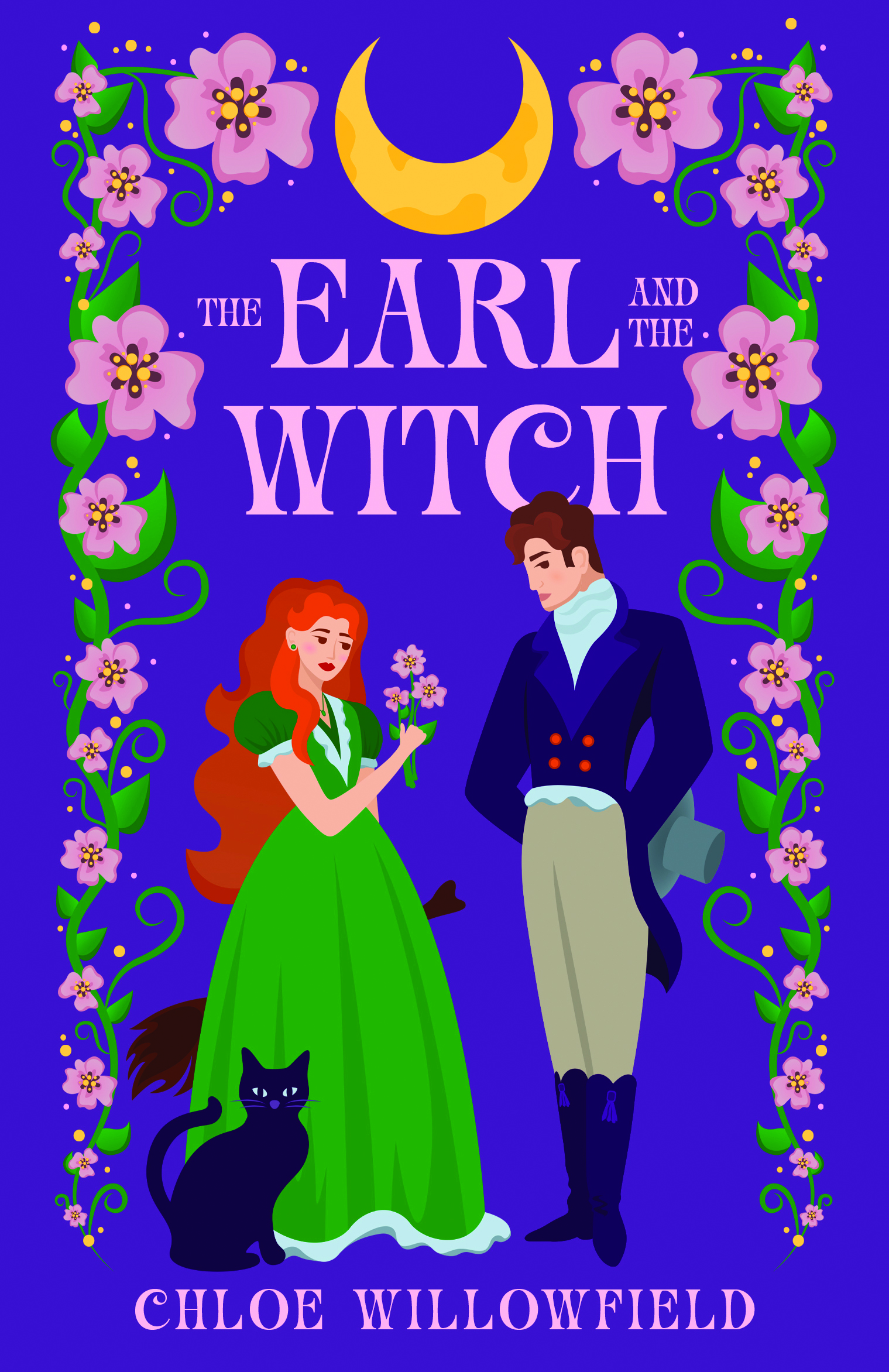 Cover of 'The Earl And The Witch' featuring historical romance elements and two protagonists.